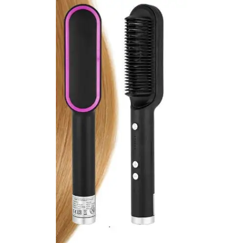 Anti Scald Hair Straightening Comb with Intelligent Temperature Control Black / EU / Opp pack