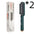 Anti Scald Hair Straightening Comb with Intelligent Temperature Control 2pcs Green / US / With box