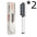 Anti Scald Hair Straightening Comb with Intelligent Temperature Control 2pcs White / US / With box