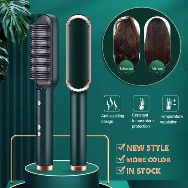 Anti Scald Hair Straightening Comb with Intelligent Temperature Control