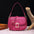Armpit Chic: Handheld Crossbody Baguette Bag - PG870 Pitaya Color