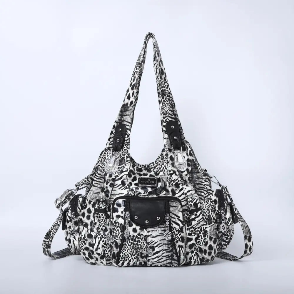 Assorted Color Selection for Product 158 and 7028 Series - Black Leopard Print Black