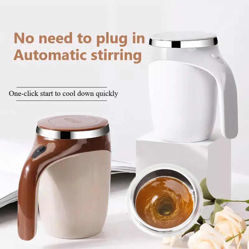 Automatic Self Stirring Coffee Mug with Leakproof Design