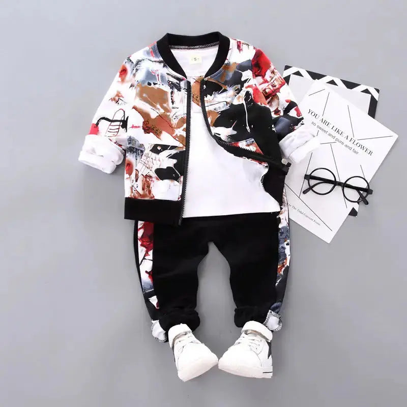 Autumn Adventure: Boys’ Three-Piece Suit - 1.style / 80cm