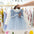 Autumn Chic Dress for Trendy Girls - Ice Queen Blue / 80cm