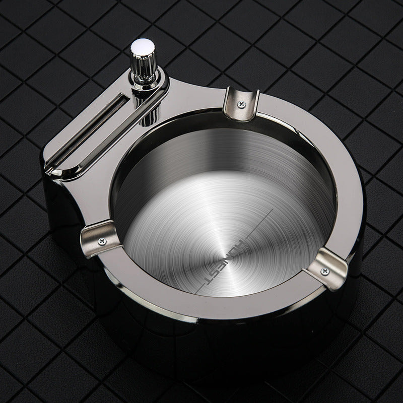 Eternal Flame Ashtray Set: Metal Match & Fancy Tray - LauBelle Brand