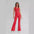 Retro Heart-Back Halter Denim Jumpsuit for Women - LauBelle Brand