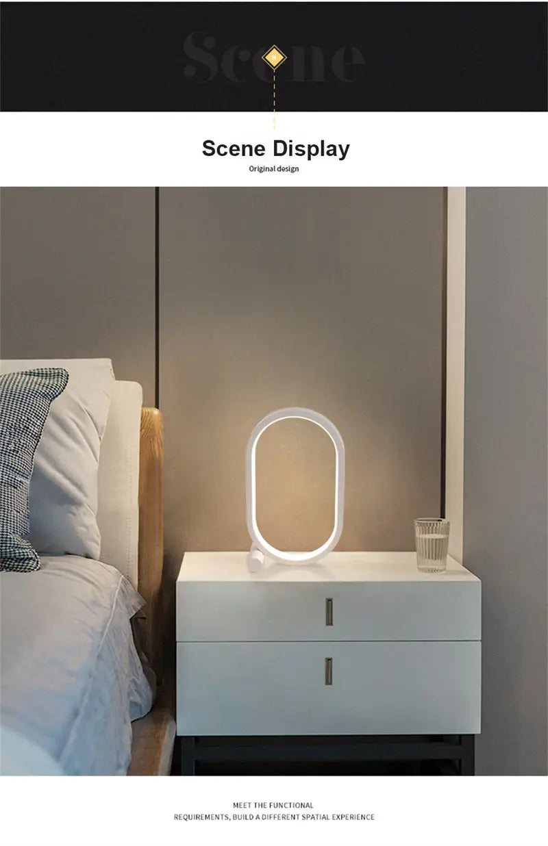 Seiko Iron LED Lamp with Elegant Minimalist Design
