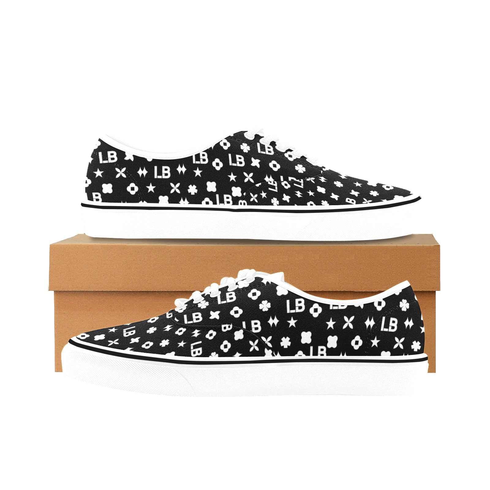 Women's Classic Canvas Low Top Shoe (ModelE001-4) - LauBelle Brand
