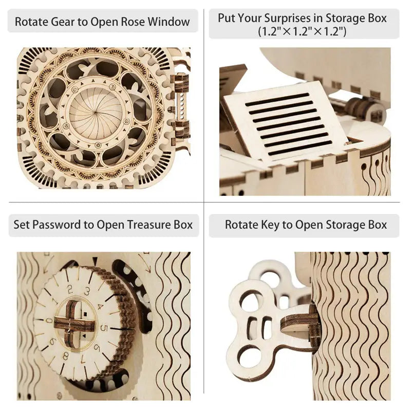 Wooden 123 Piece Assembly Kit for Ages 8 and Up
