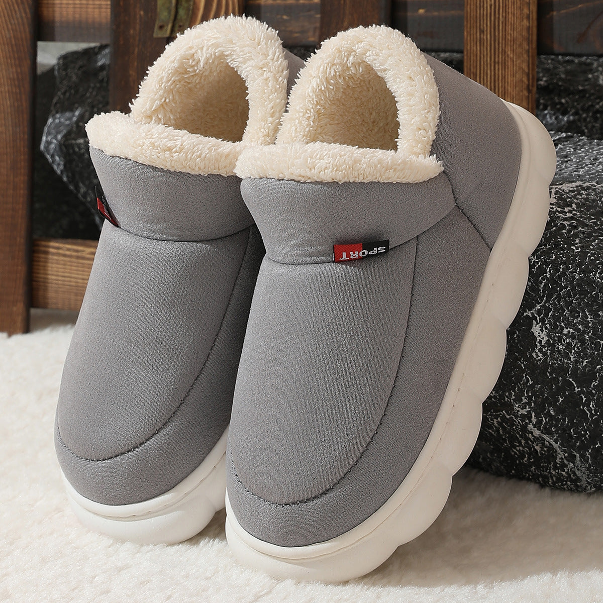 CozyStep Winter Plush Suede House & Garden Shoes - LauBelle