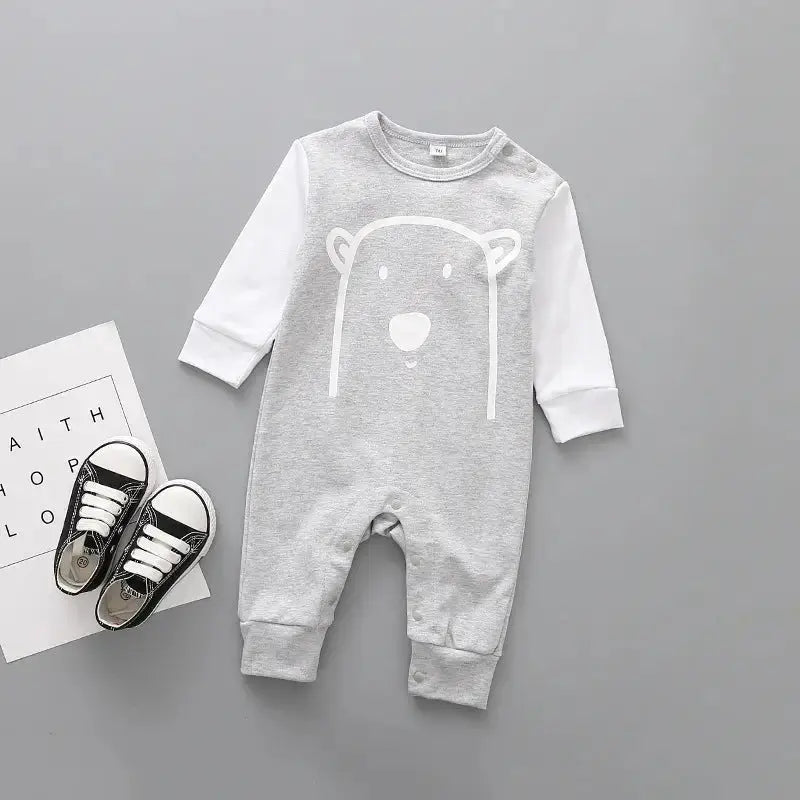 Baby Blast Onesies: Adorable & Bold Fashion - Grey / 80
