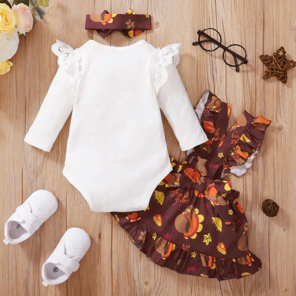 Baby Romper Skirt Set