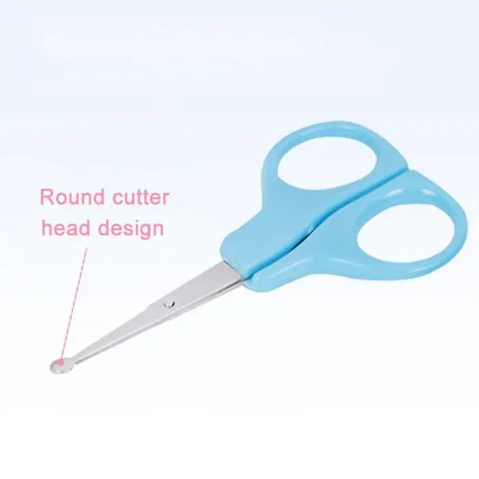 Baby Safety Nail Clippers with Rounded Cutter Head and Stainless Steel Blades