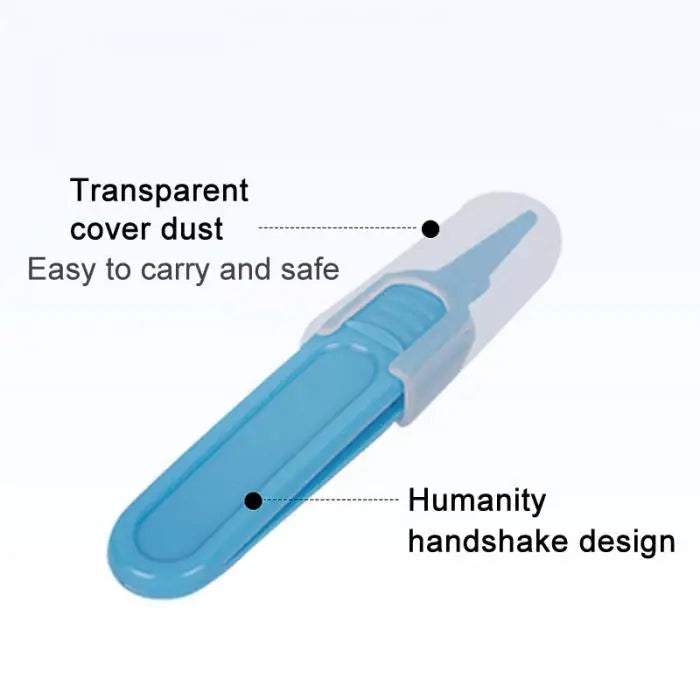 Baby Safety Nail Clippers with Rounded Cutter Head and Stainless Steel Blades