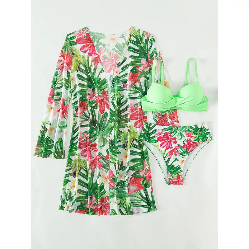 Women’s Two-piece Swimsuit Sexy Beach Blouse Bikini