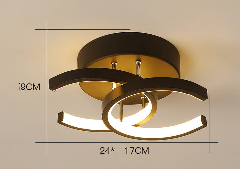 Modern Ceiling Light for Home and Commercial Spaces Multiple Color Options