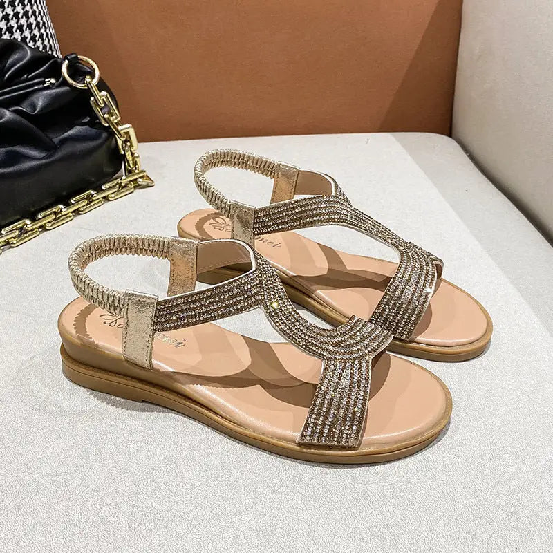 Beach Bliss Sandals - Gold / 35