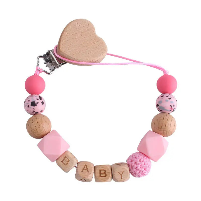 Beech Bee Paci Clip - Pink