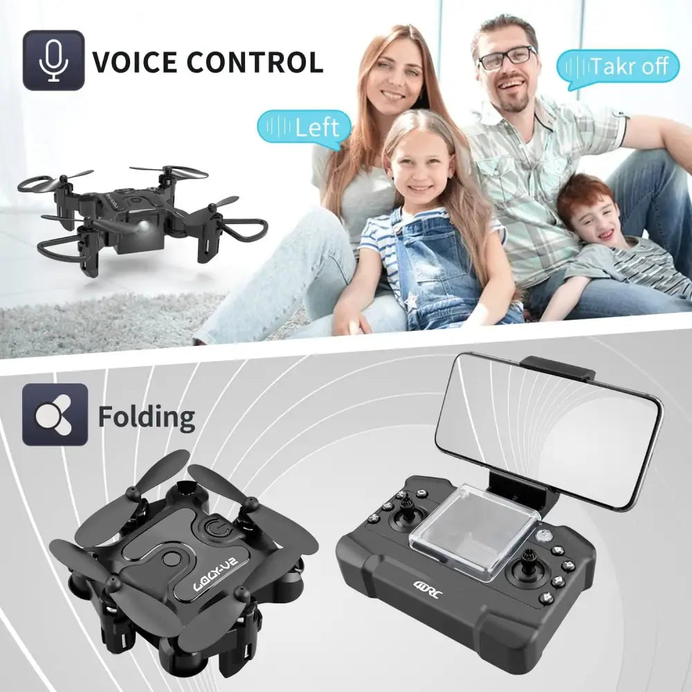 Beginner Friendly FPV Drone with Live Video Streaming and VR Mode V2 5