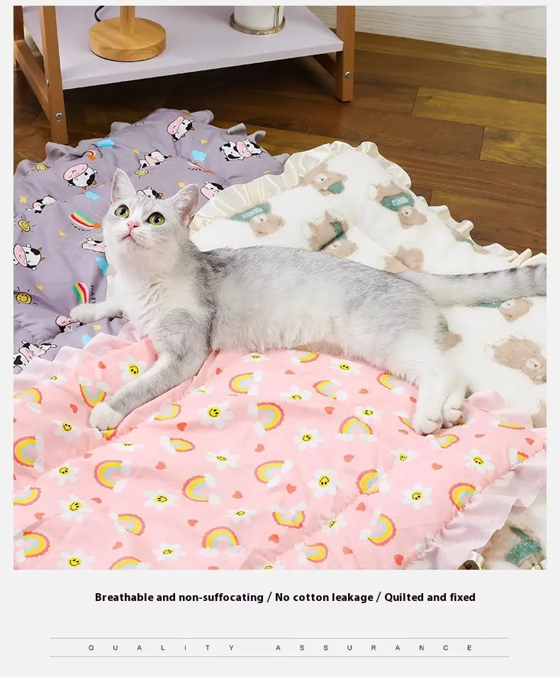 Assorted Decorative Animal and Star Pattern Mats in Multiple Colors
