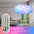 Big Cotton Cloud Lightning Light with APP Control and Music Remote 60 70CM White / USB