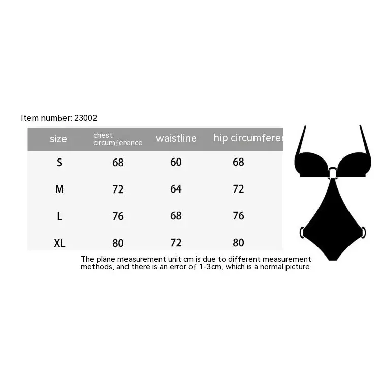 Bikini Solid Color European And American Split Swimsuit