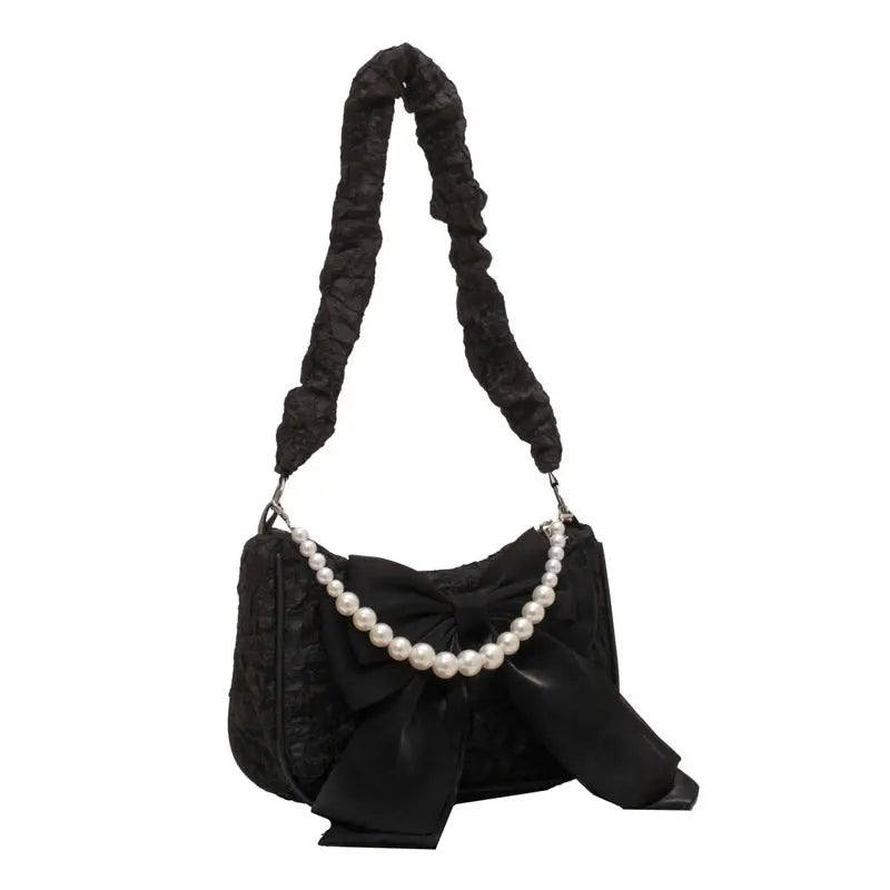 Black and Milky White Synthetic Leather Women’s Square PU Suitcase