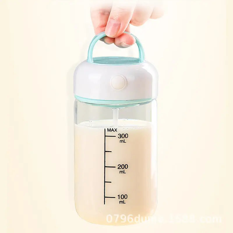 BlendEase Portable Milkshake Cup - Blue 380ml Glass / Battery Type