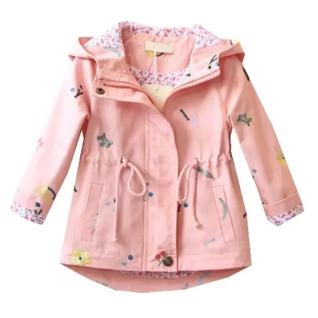 Blossom Breeze: Kids’ Spring & Fall Jacket - H / 2T