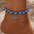 Blue Devils Eye Anklet with Intricate Detailing - Elephant