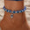 Blue Devils Eye Anklet with Intricate Detailing - Palm