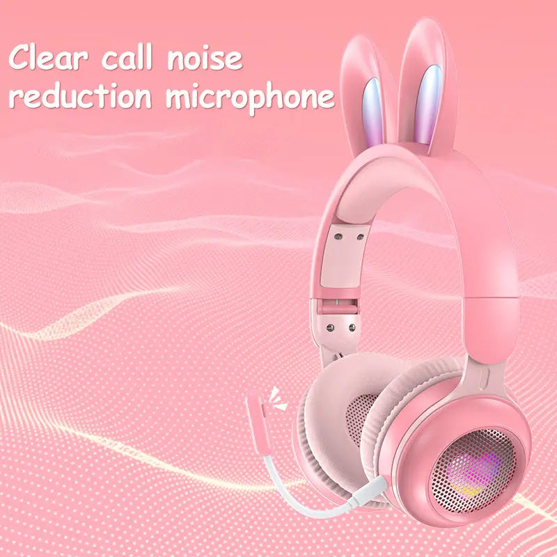 Bluetooth 5.0 Stereo Headphones with Call Function and Battery Display