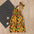 Boho Chic Strapless Skirt Dress - Orange / 90