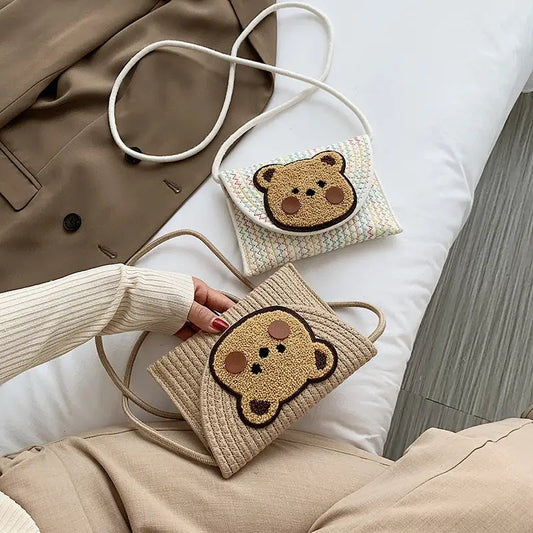 BohoBear Woven Envelope Shoulder Bag