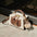 Boston Breeze: Chic Autumn/Winter Pillow Bag - Beige And Brown / 21x10.5x14CM