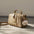 Boston Breeze: Chic Autumn/Winter Pillow Bag - Elephant Gray / 21x10.5x14CM