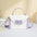 Bow Square Bag - Purple