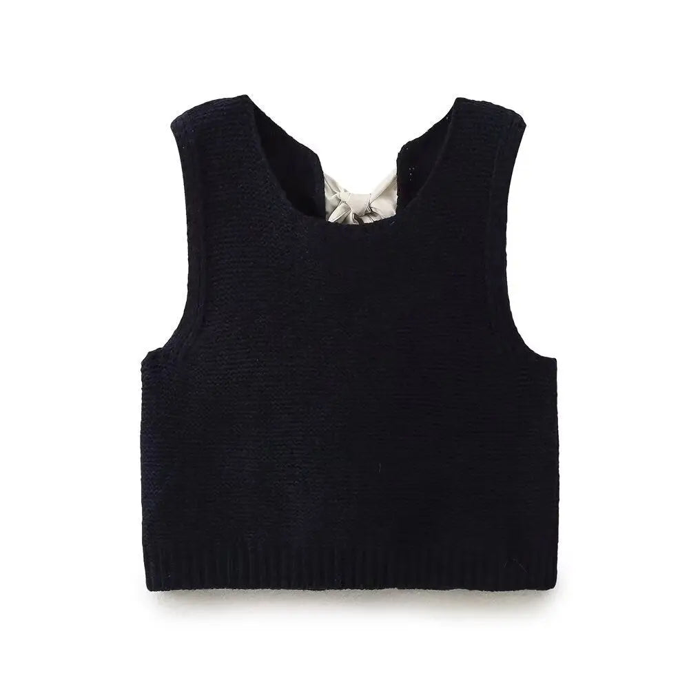 BreezyBow: Women’s Hollow Out Sweater Vest