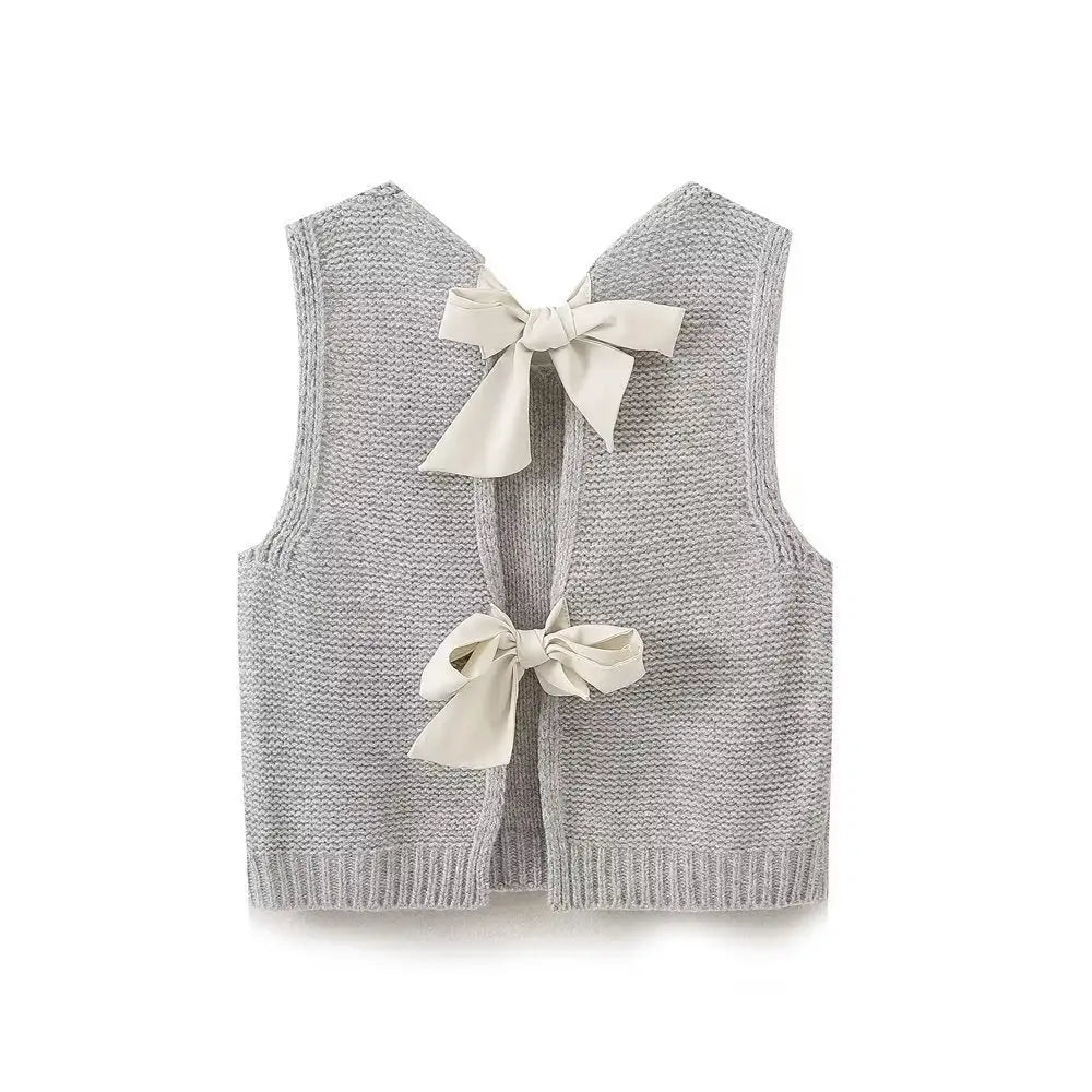 BreezyBow: Women’s Hollow Out Sweater Vest