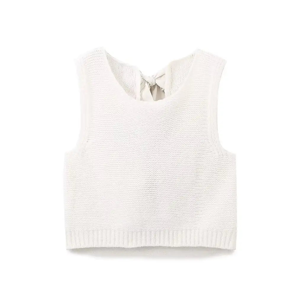 BreezyBow: Women’s Hollow Out Sweater Vest