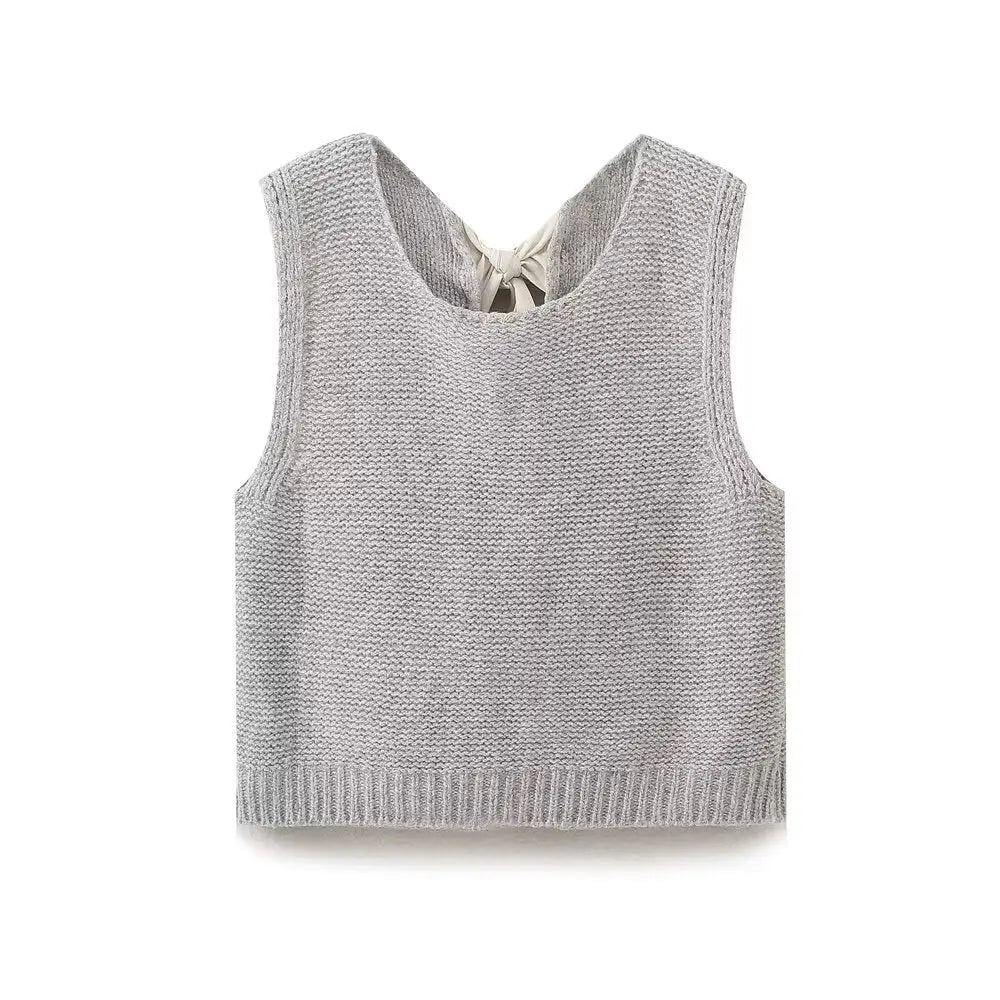 BreezyBow: Women’s Hollow Out Sweater Vest