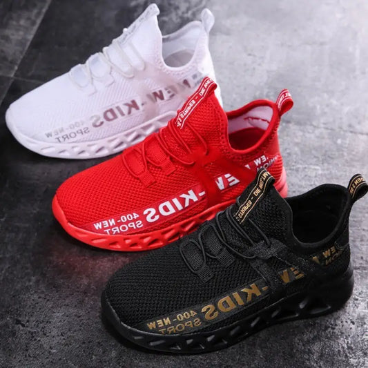 BreezyStep Mesh Kids Sneakers - Lightweight & Non-slip