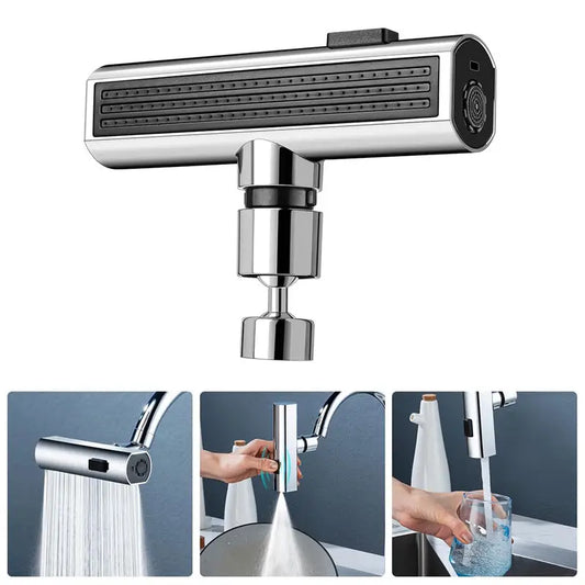 Brushed Nickel Kitchen Faucet with Durable ABS and Copper Construction