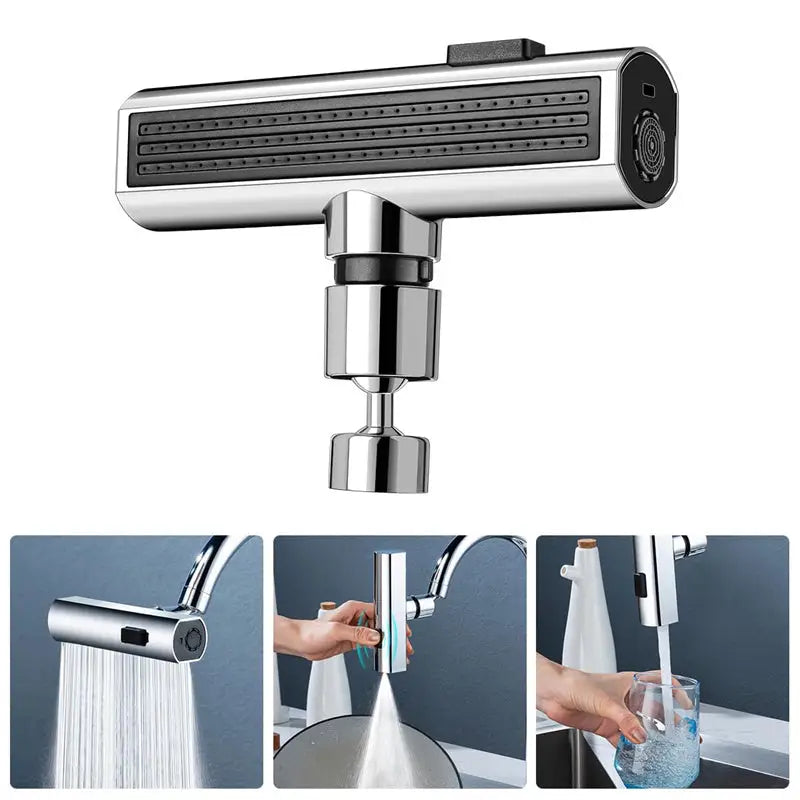 Brushed Nickel Kitchen Faucet with Durable ABS and Copper Construction