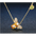 BuzzGleam Citrine & Peridot Bee Necklace - Yellow