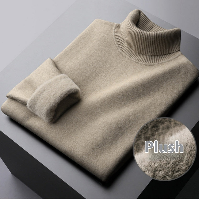 Elegant Thick Knit Turtleneck Sweater for Women - LauBelle