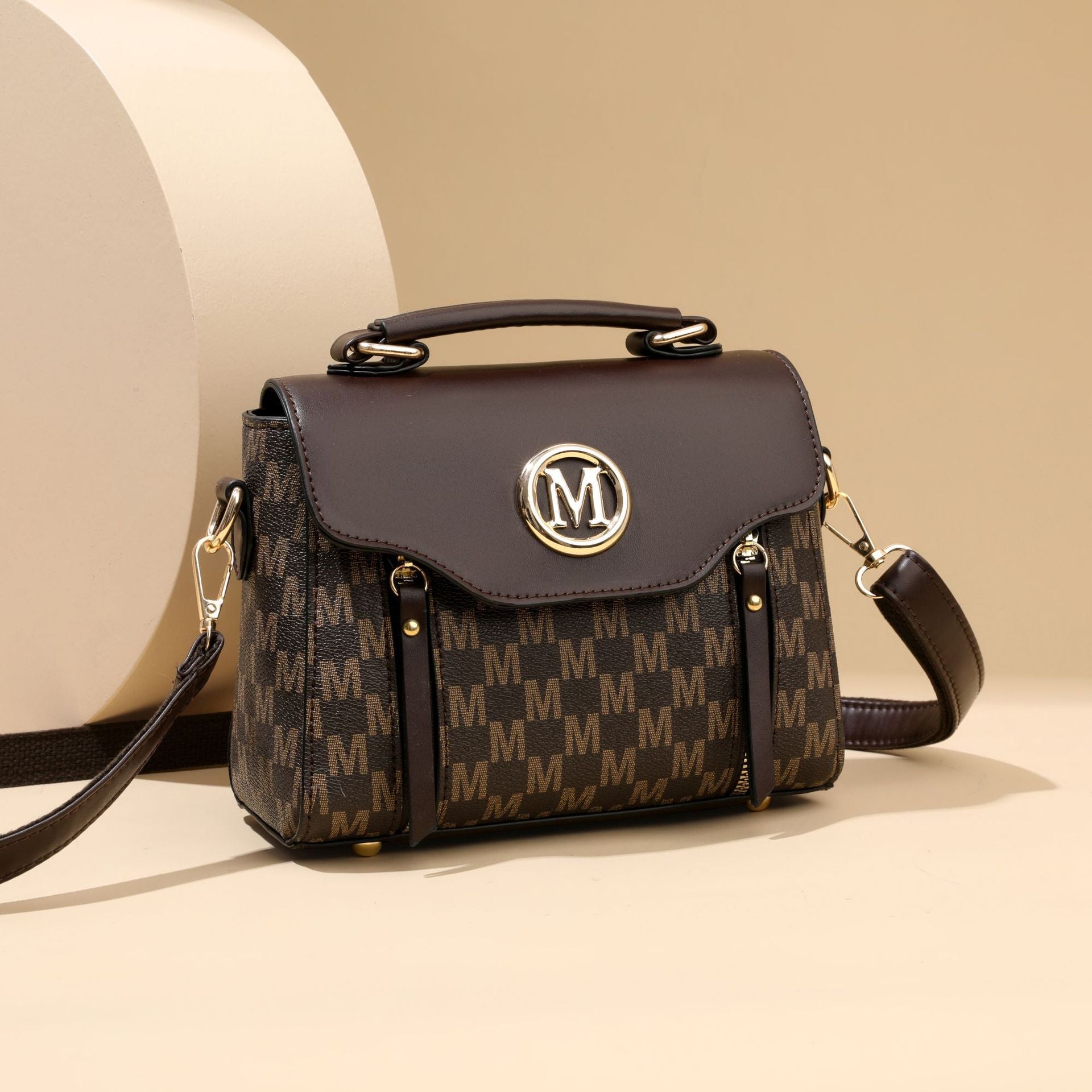 Retro Chic Women's Classic Crossbody Shoulder Bag - LauBelle