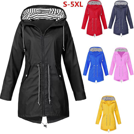 RainGuard Women's Lightweight Trench Jacket - LauBelle Brand