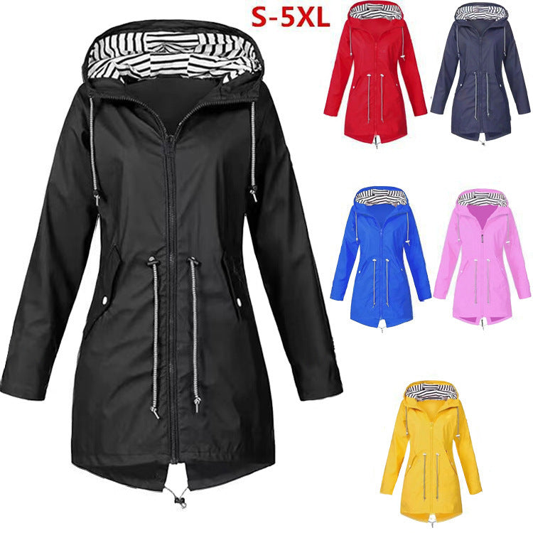 RainGuard Women's Lightweight Trench Jacket - LauBelle Brand